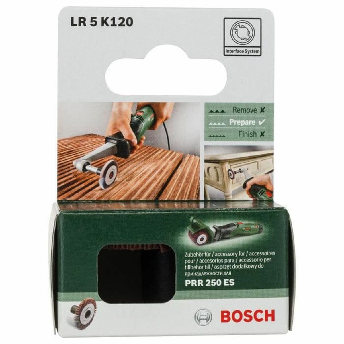 Cepillo Abrasivo BOSCH PRR 250 ES/Texoro 120 g