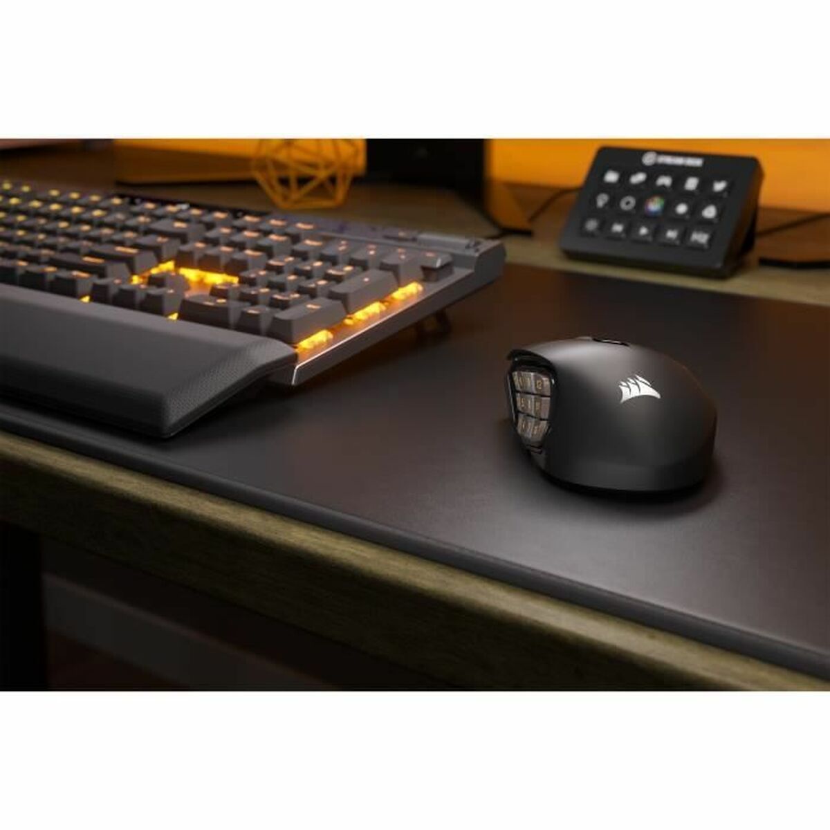 Ratón Bluetooth Inalámbrico Corsair SCIMITAR ELITE RGB Negro