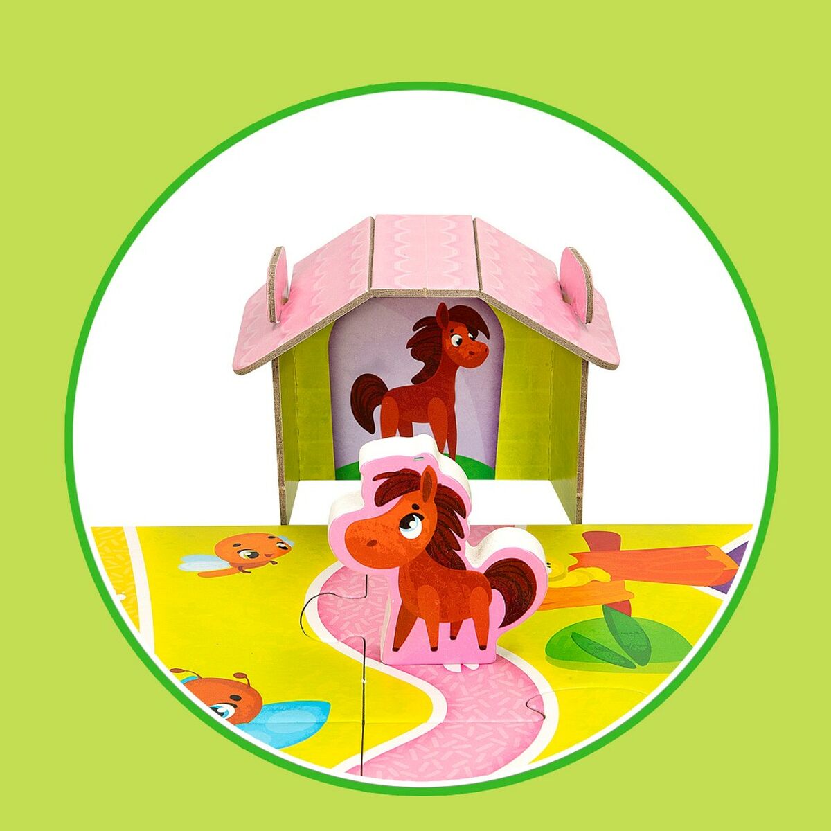 Puzzle Infantil Lisciani Giochi 48 x 1 x 36 cm Granja 12 Piezas 27 Piezas (6 Unidades)