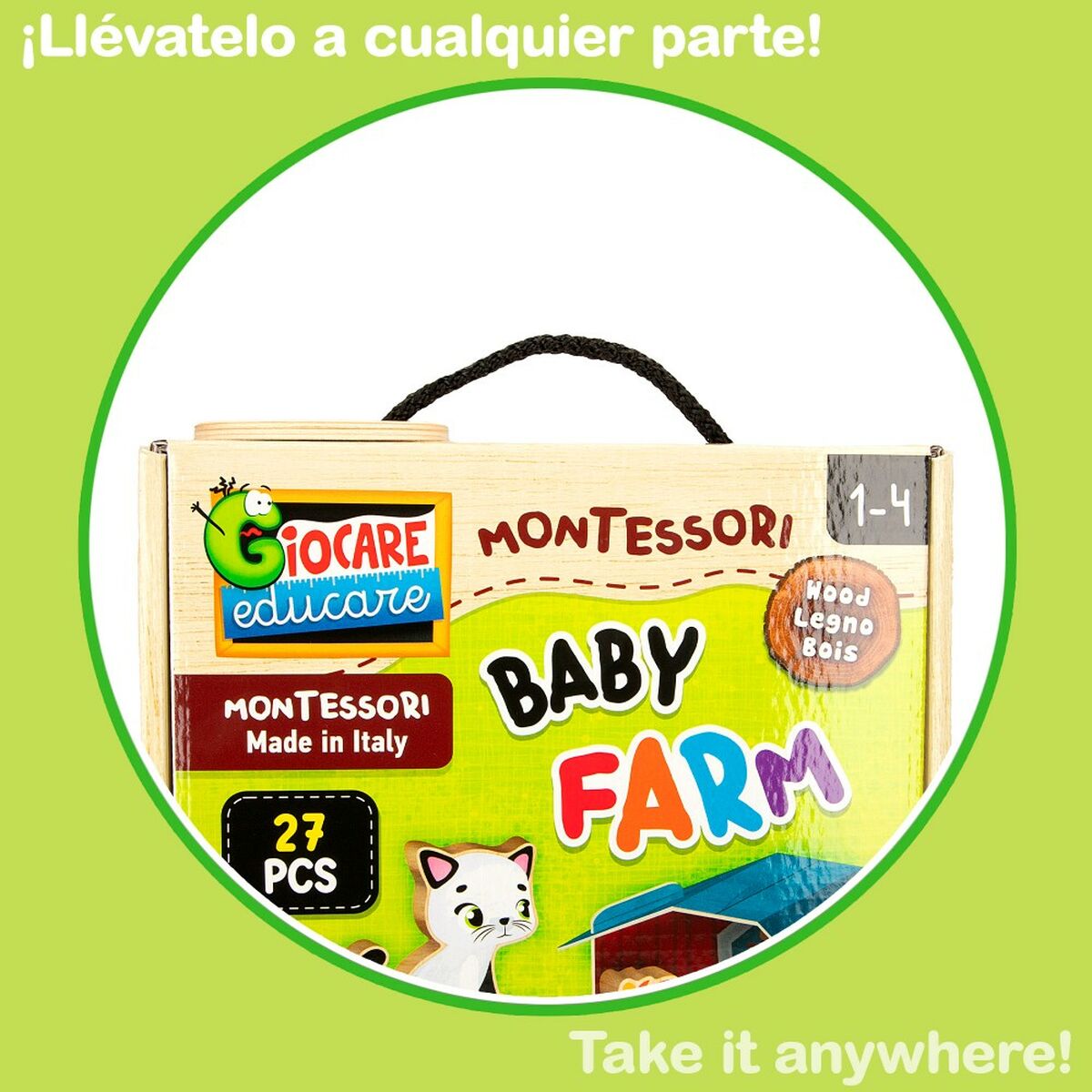 Puzzle Infantil Lisciani Giochi 48 x 1 x 36 cm Granja 12 Piezas 27 Piezas (6 Unidades)