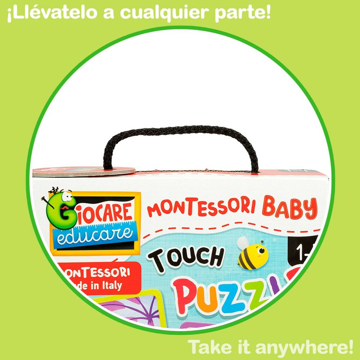 Puzzle Infantil Lisciani Giochi 16 x 0,1 x 16 cm Táctil 24 Piezas 4 Piezas (6 Unidades)