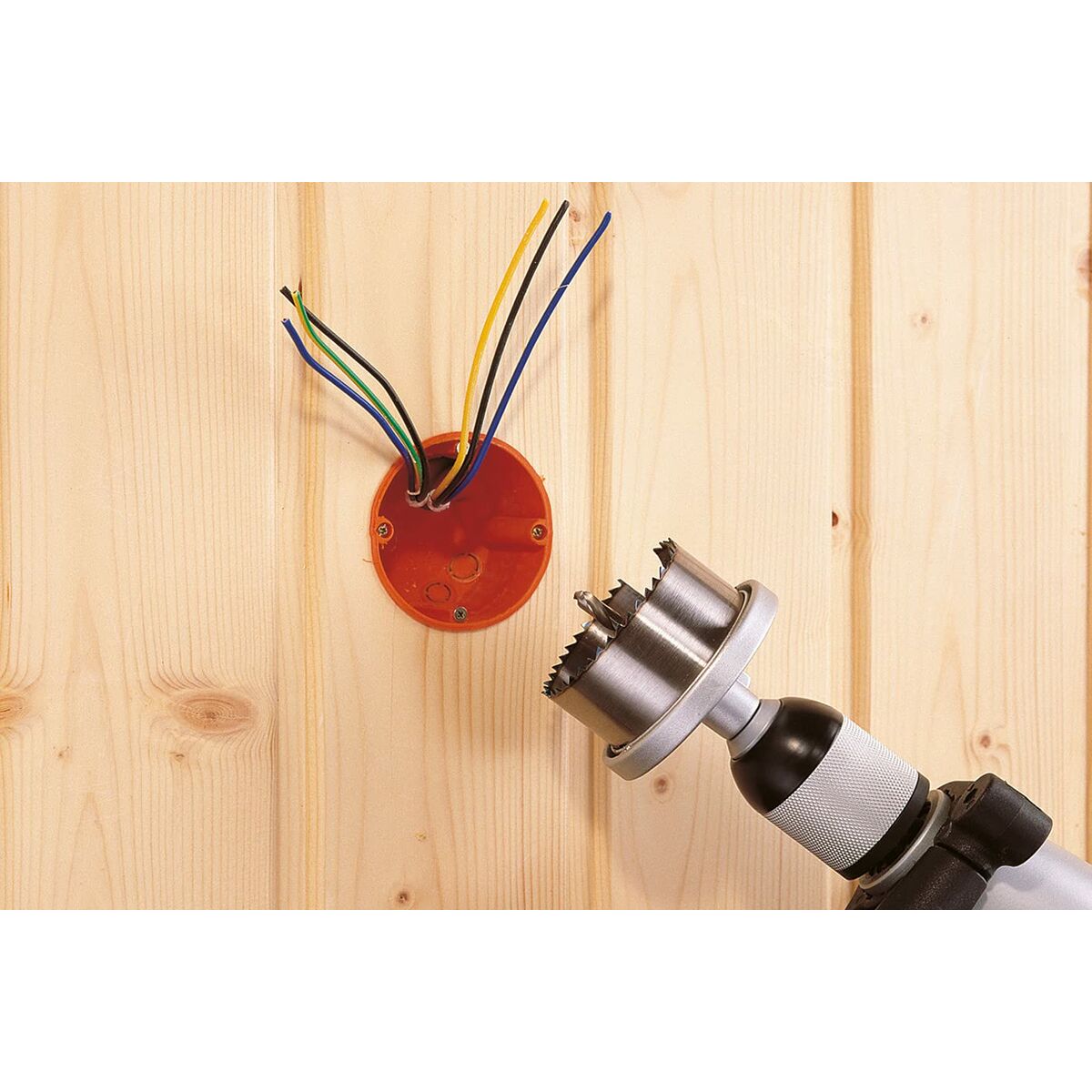 Sierra de Corona Wolfcraft Professional 2220000 Ø 28-74 mm