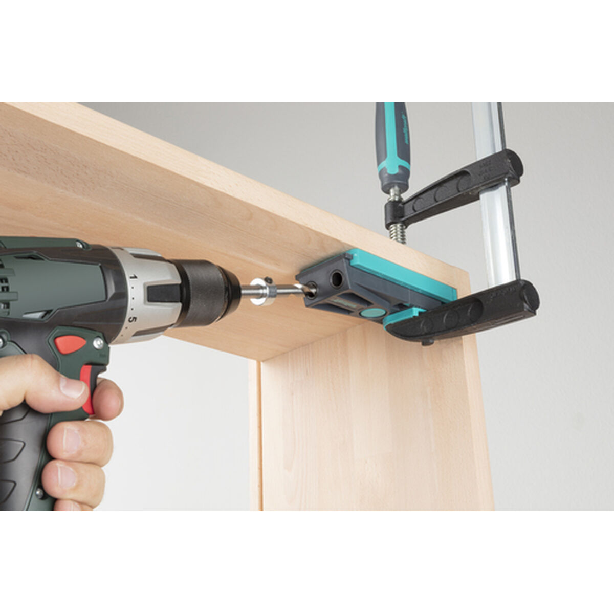 Kit para ensamblaje de madera Wolfcraft undercover-jig PZ 4642000 55 Piezas