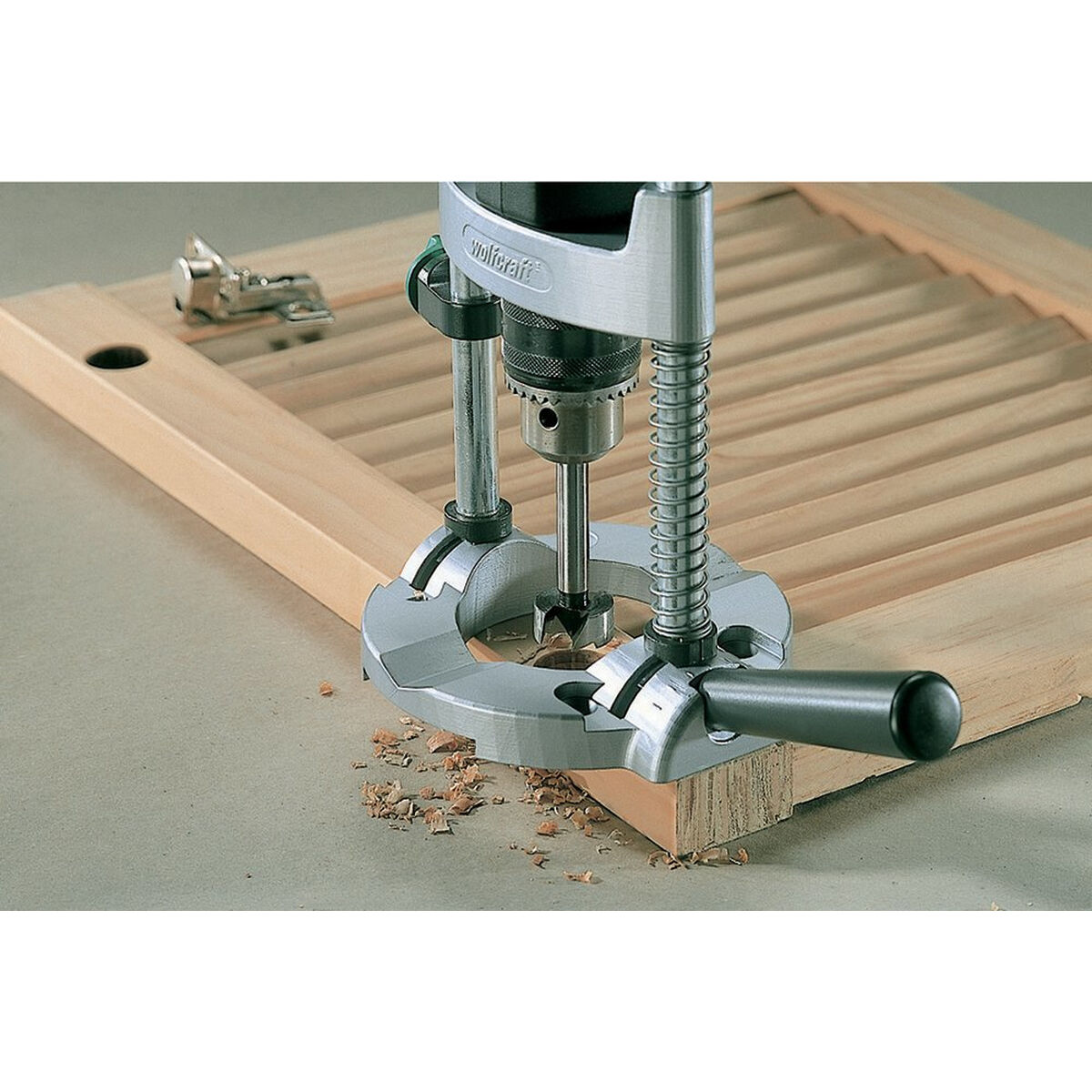 Guia para taladrar Wolfcraft Tecmobil 4522000