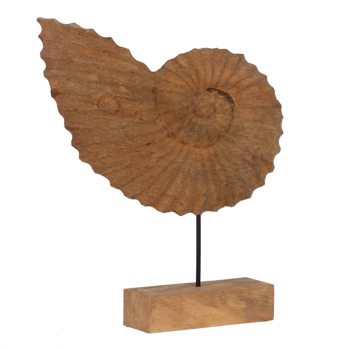Figura Decorativa Beige Caracola 49,5 x 9 x 53,5 cm