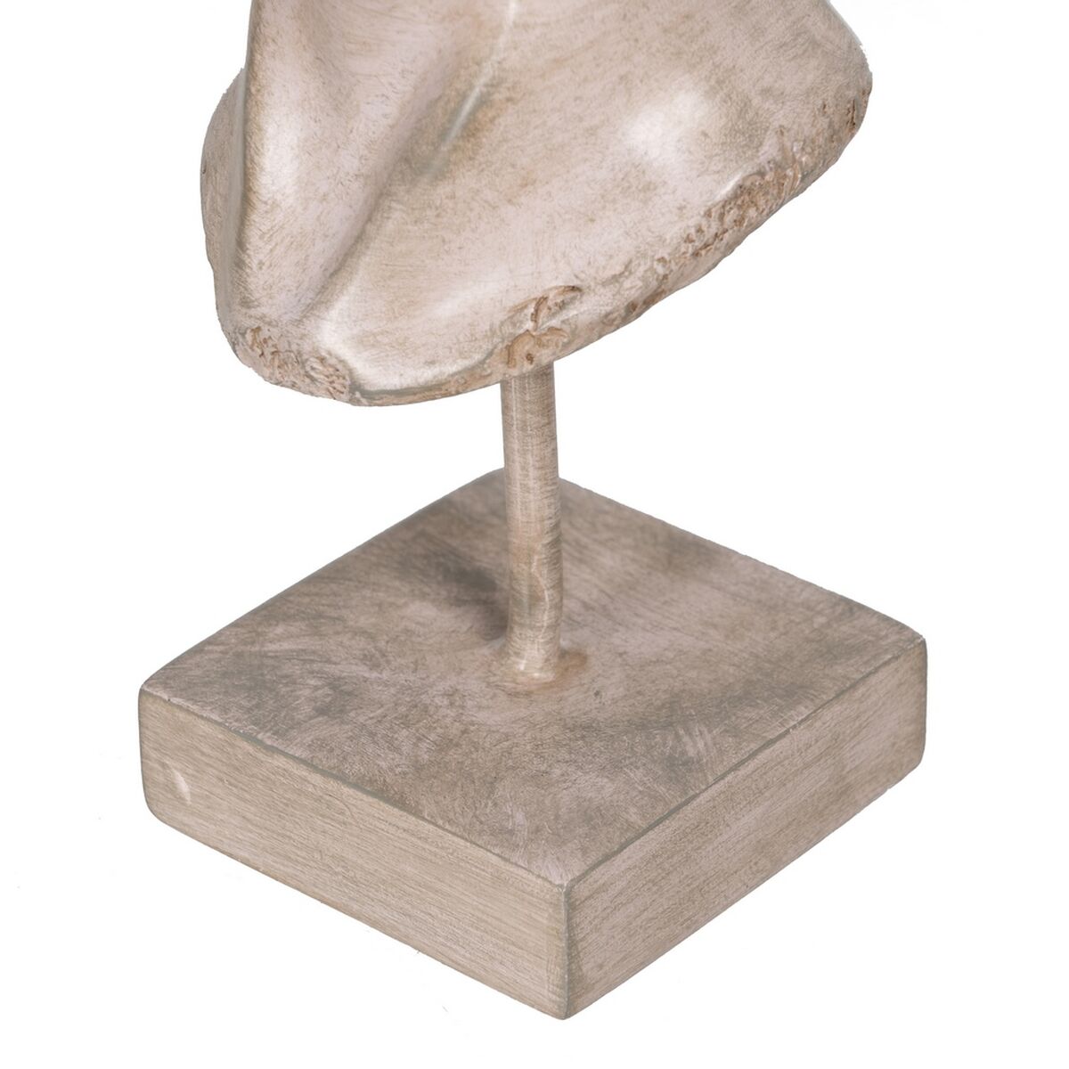 Figura Decorativa Beige Rostro 12,5 x 13,5 x 27,5 cm