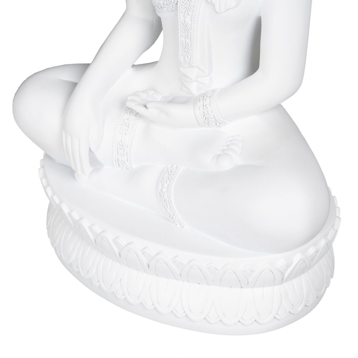 Figura Decorativa Blanco Buda 19,2 x 12 x 32,5 cm
