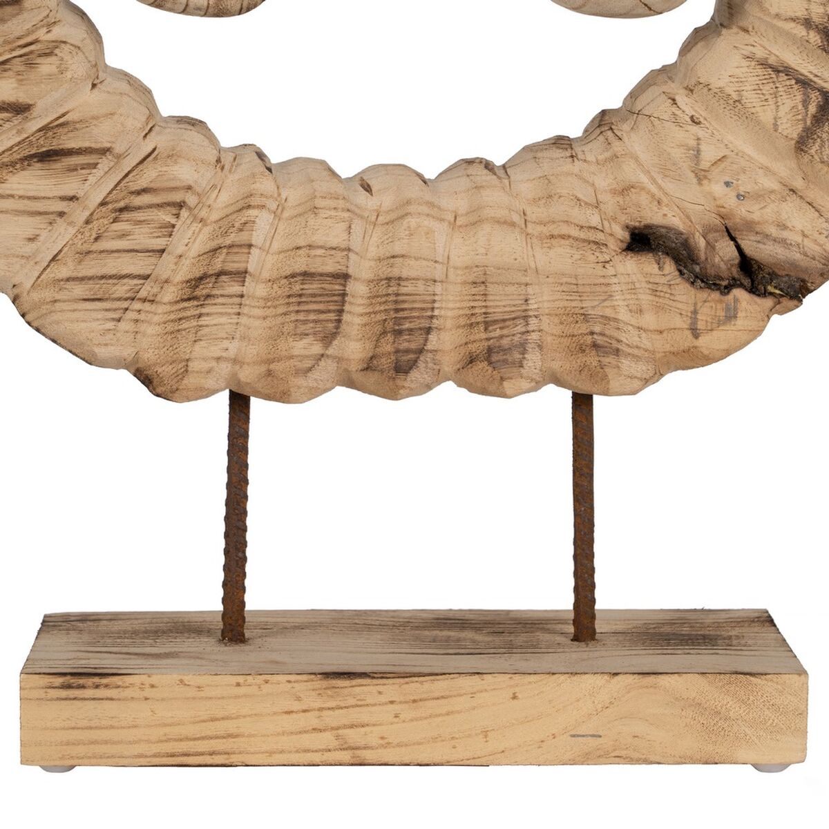 Figura Decorativa Natural Cuernos 50 x 12 x 42 cm