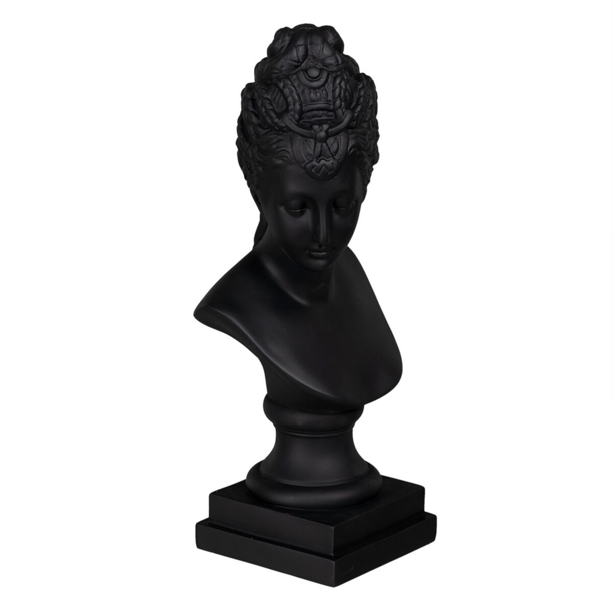 Figura Decorativa Negro 16,7 x 14,5 x 39 cm