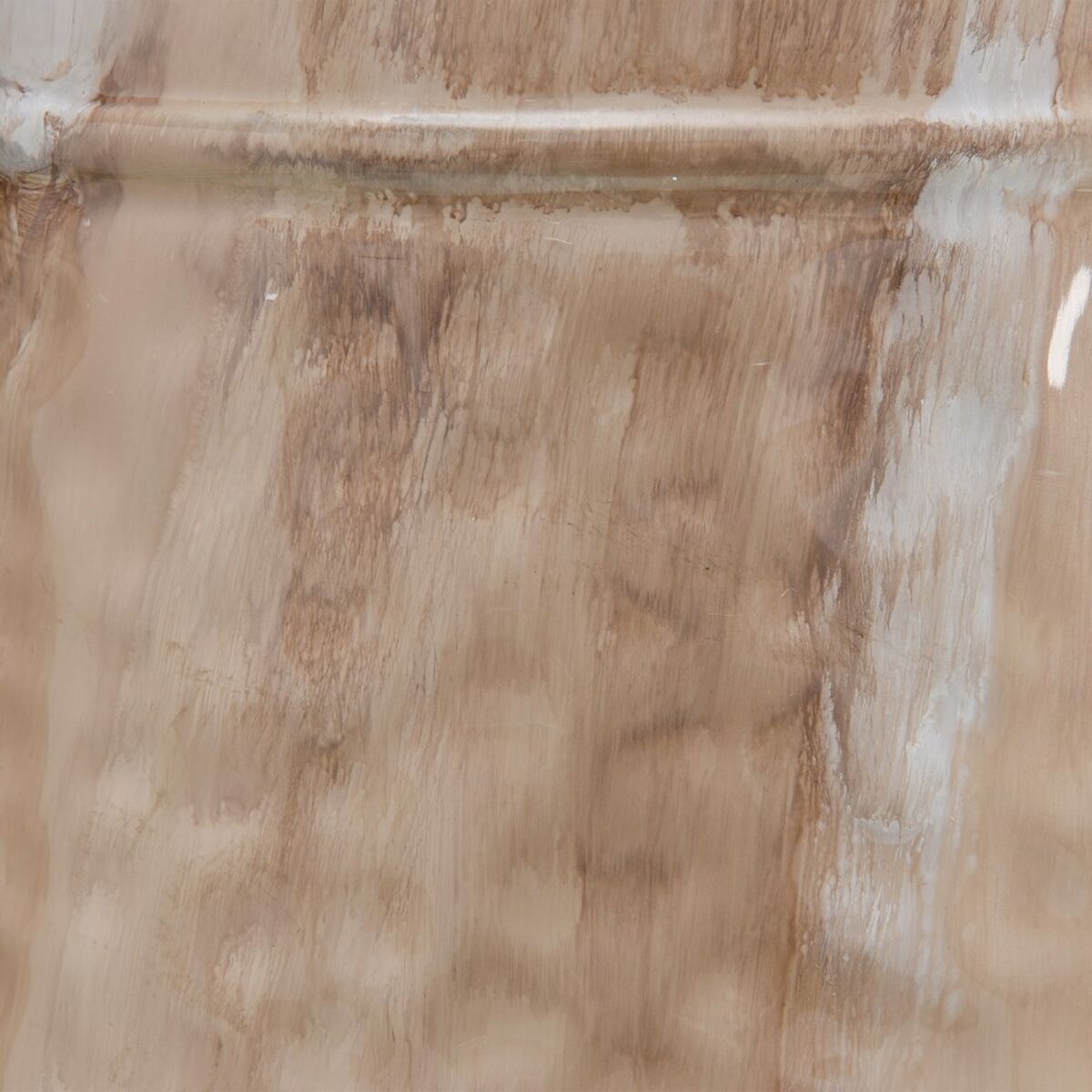 Jarrón Beige Hierro 28 x 28 x 84 cm