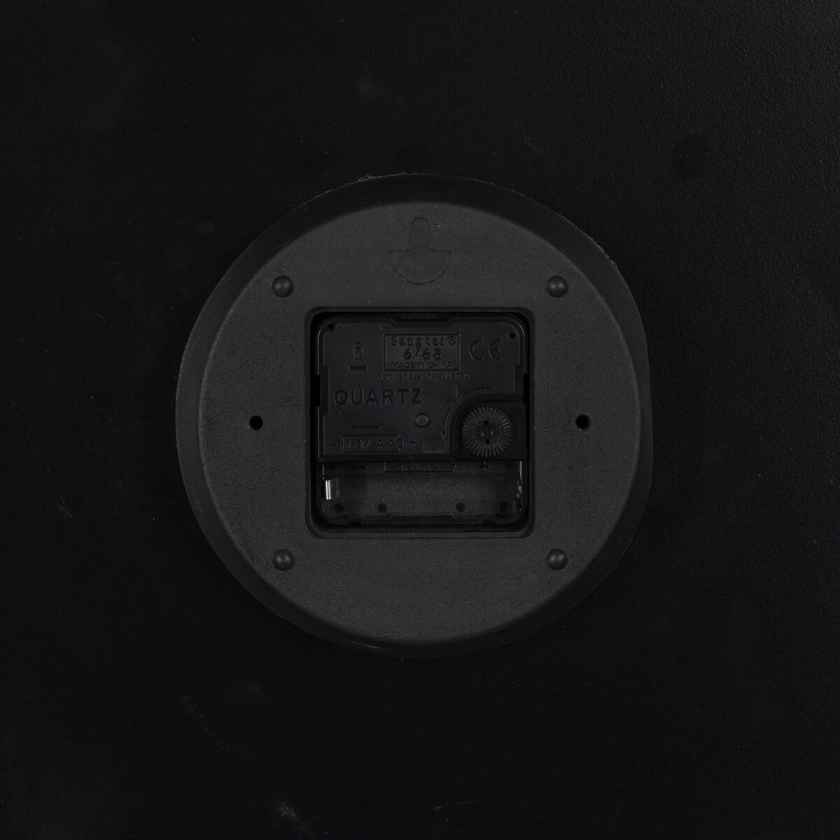 Reloj de Pared Blanco Natural Hierro 60 x 60 x 6 cm