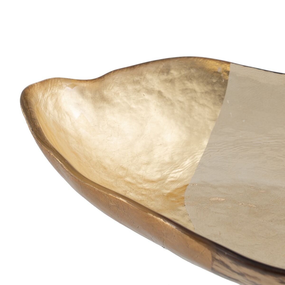 Centro de Mesa Dorado Vidrio 23 x 13 cm 23 x 13 x 6 cm