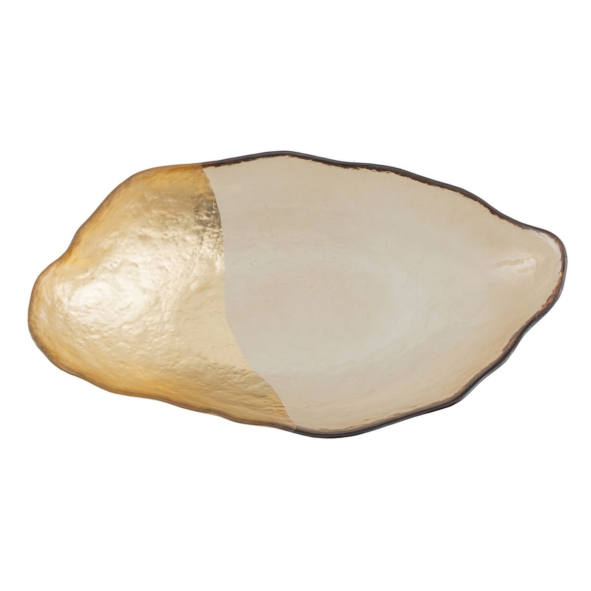 Centro de Mesa Dorado Vidrio 34 x 19 cm 34 x 19 x 5 cm