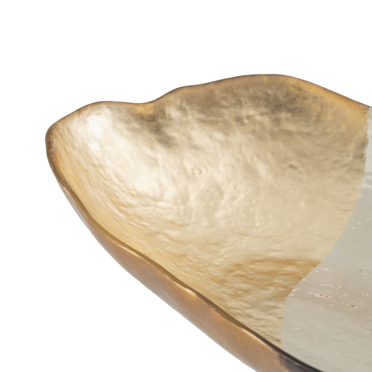 Centro de Mesa Dorado Vidrio 34 x 19 cm 34 x 19 x 5 cm