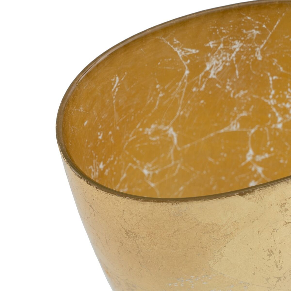 Centro de Mesa Dorado Vidrio 23,5 x 14 cm 23,5 x 14 x 24 cm