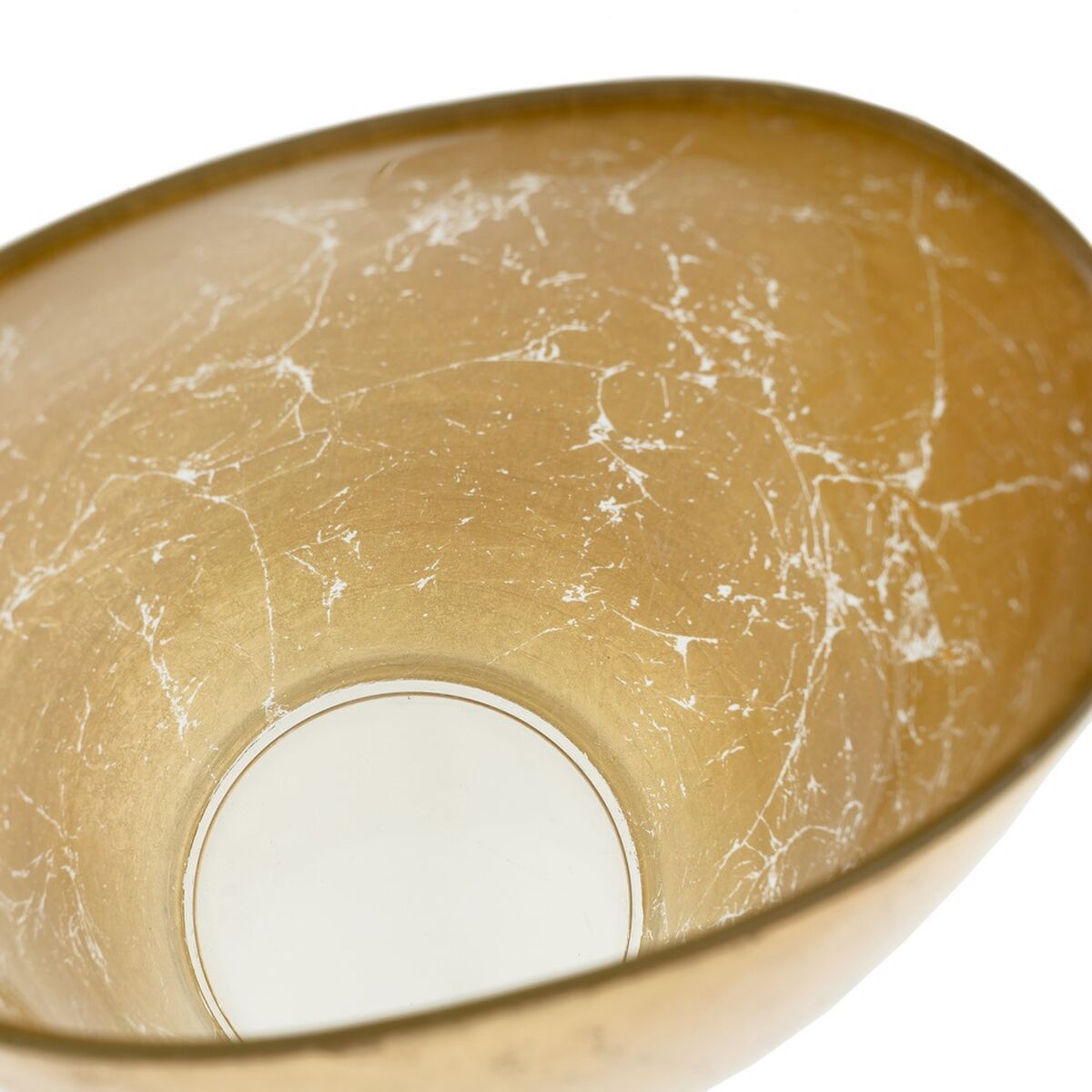 Centro de Mesa Dorado Vidrio 23,5 x 14 cm 23,5 x 14 x 24 cm