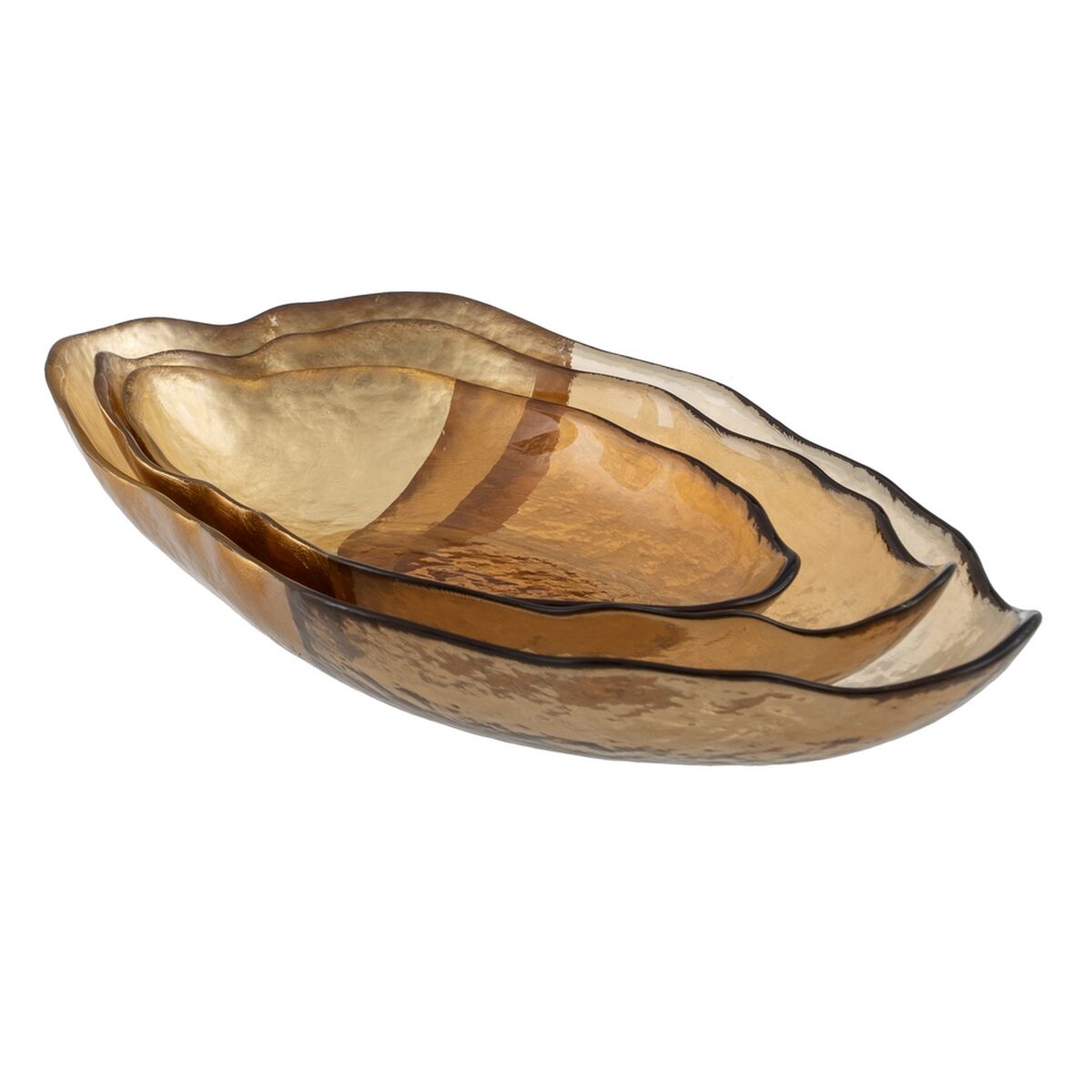 Centro de Mesa Dorado Vidrio 28 x 15,5 cm 28 x 15 x 5 cm