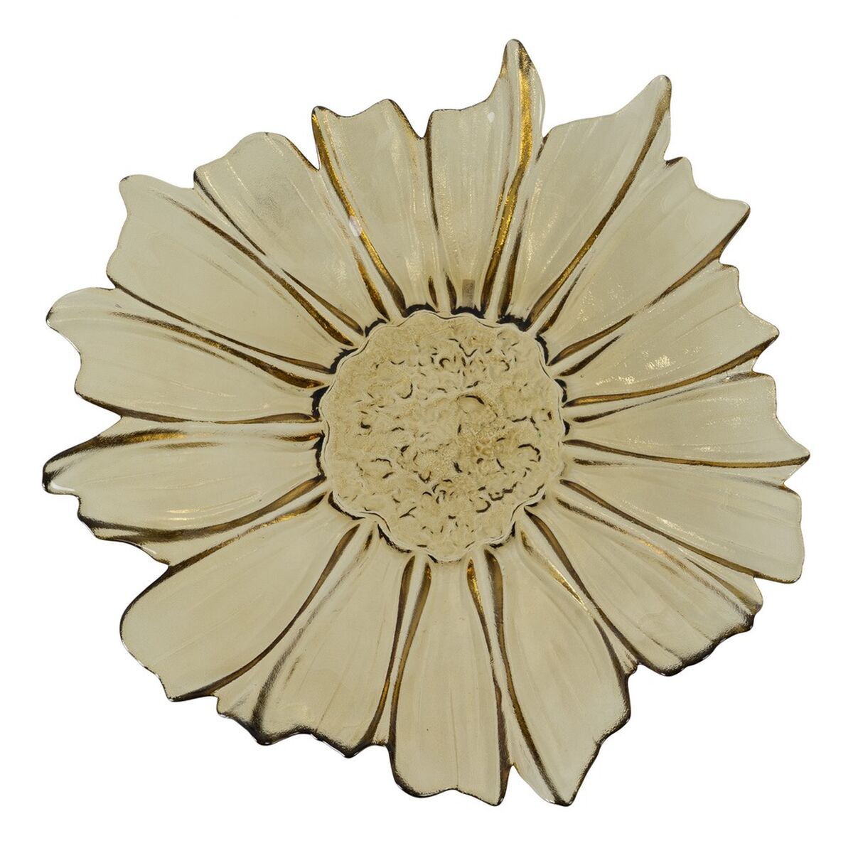 Centro de Mesa Oliva Cristal 42 x 42 x 7,5 cm