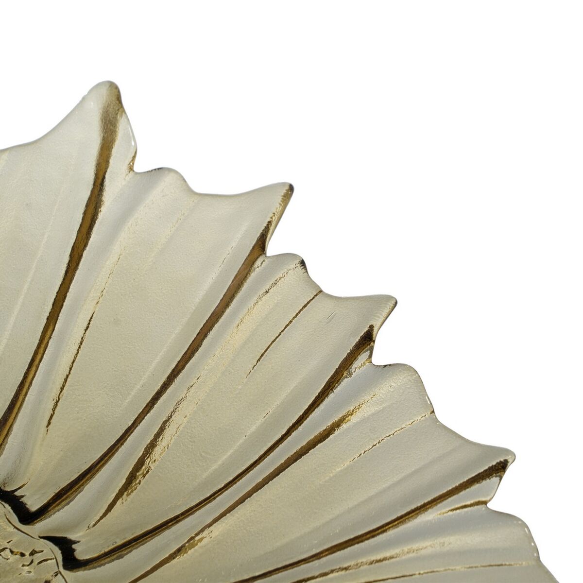 Centro de Mesa Oliva Cristal 42 x 42 x 7,5 cm