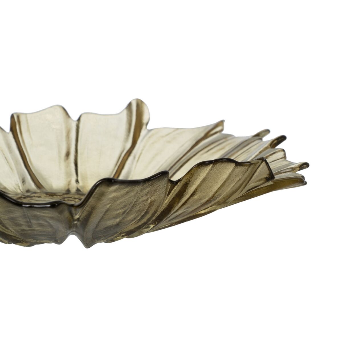 Centro de Mesa Oliva Cristal 42 x 42 x 7,5 cm