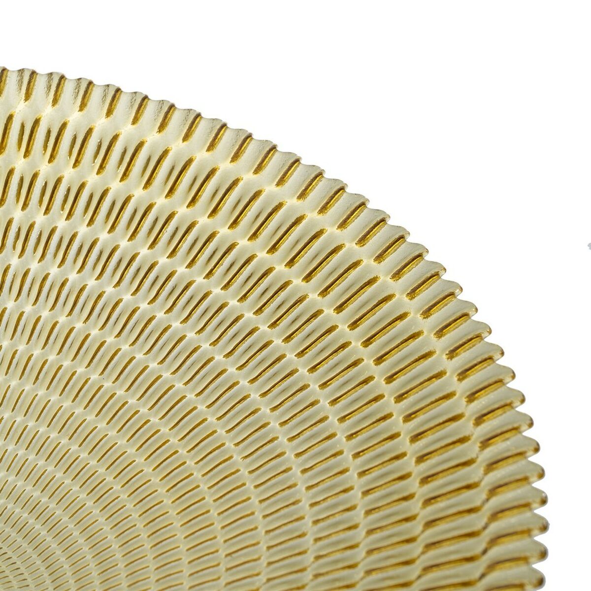 Centro de Mesa Amarillo Cristal 40 x 40 x 7 cm