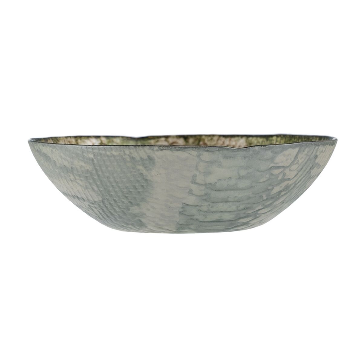 Centro de Mesa Oliva Vidrio 20 x 20 cm 20 x 20 x 6 cm