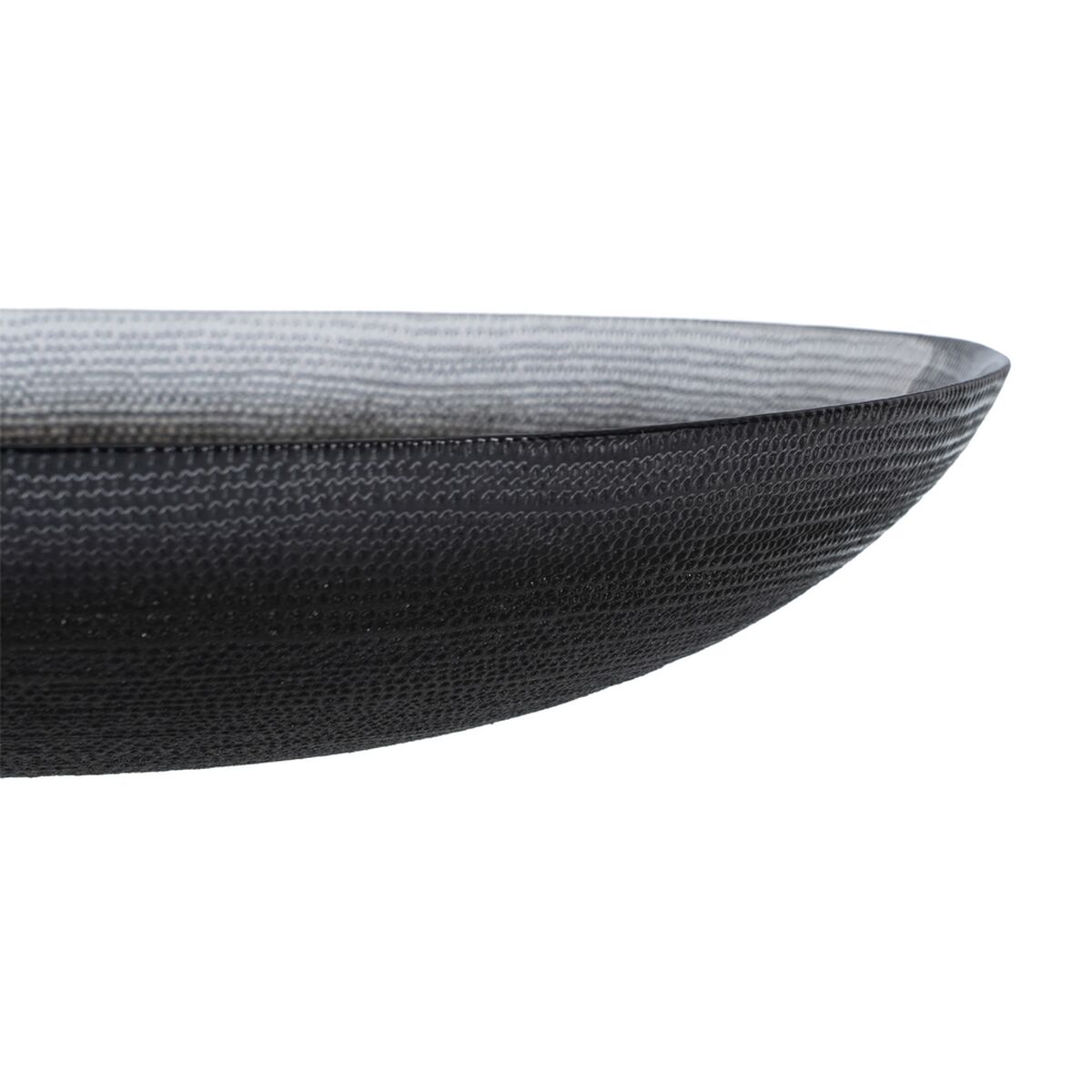 Centro de Mesa Negro Cristal 39,5 x 39,5 x 7,5 cm