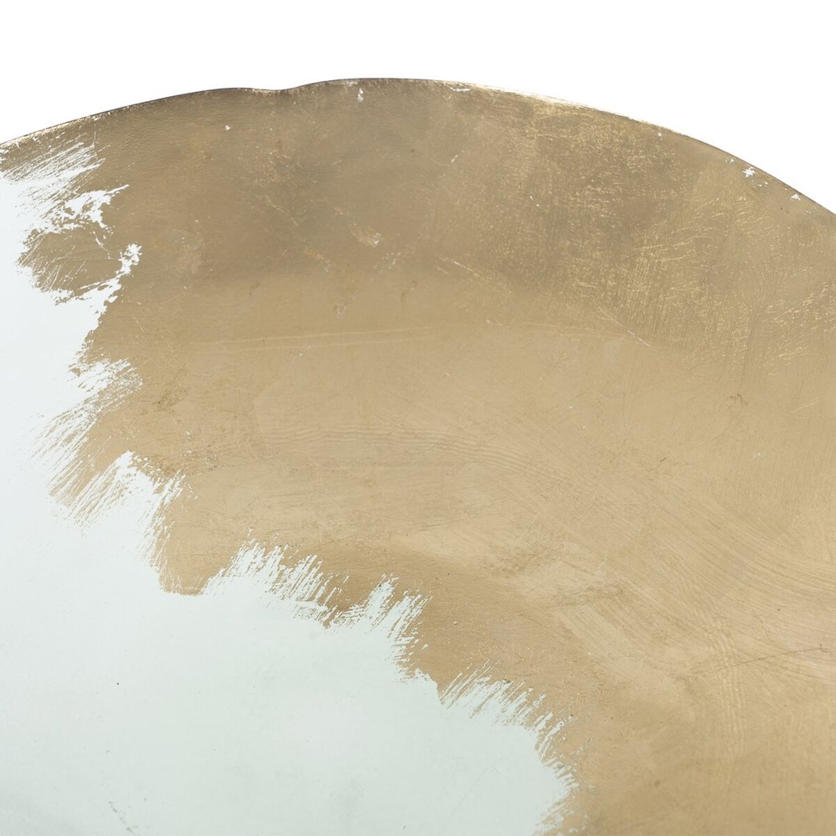 Centro de Mesa Dorado Cristal 39 x 39 x 6,5 cm