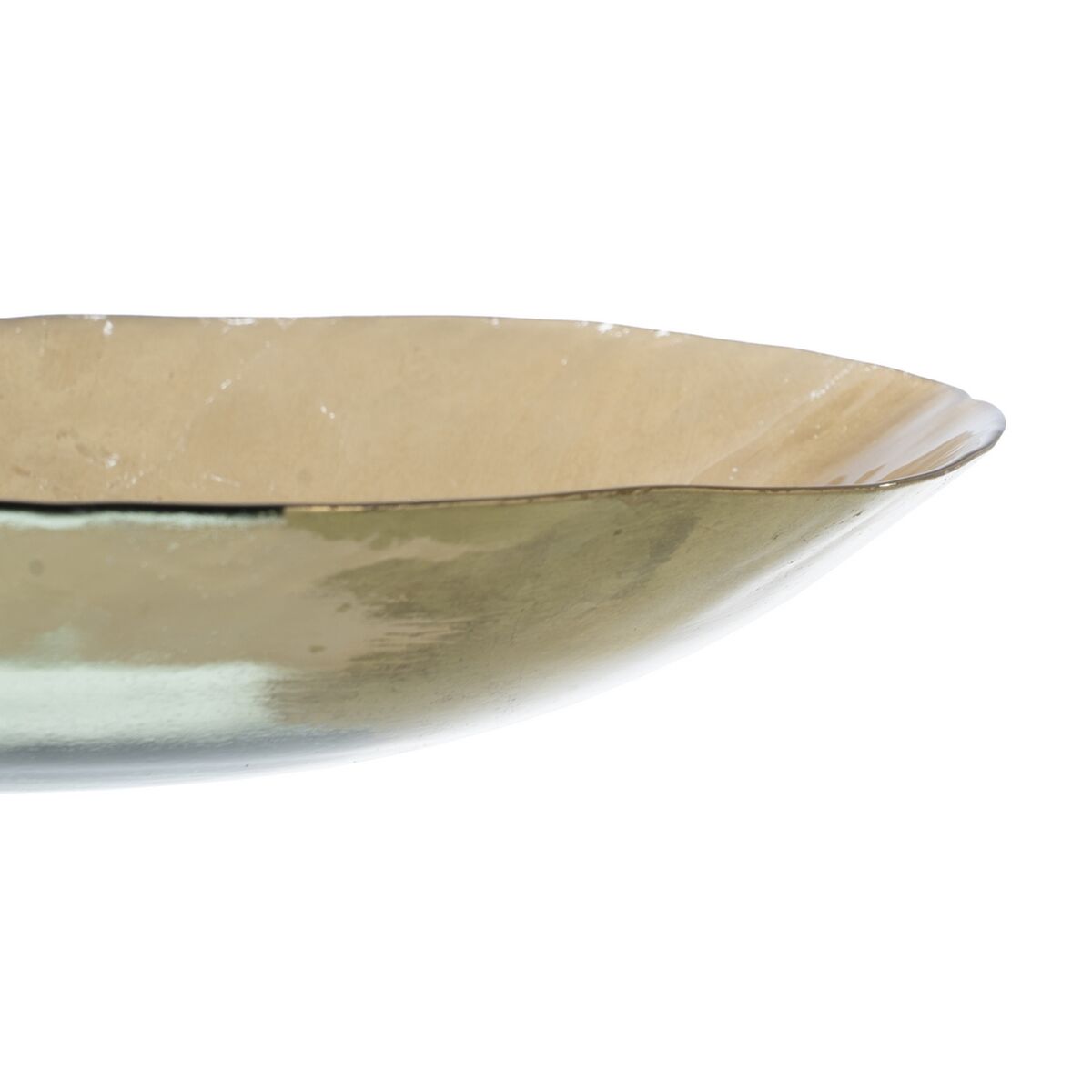 Centro de Mesa Dorado Cristal 39 x 39 x 6,5 cm