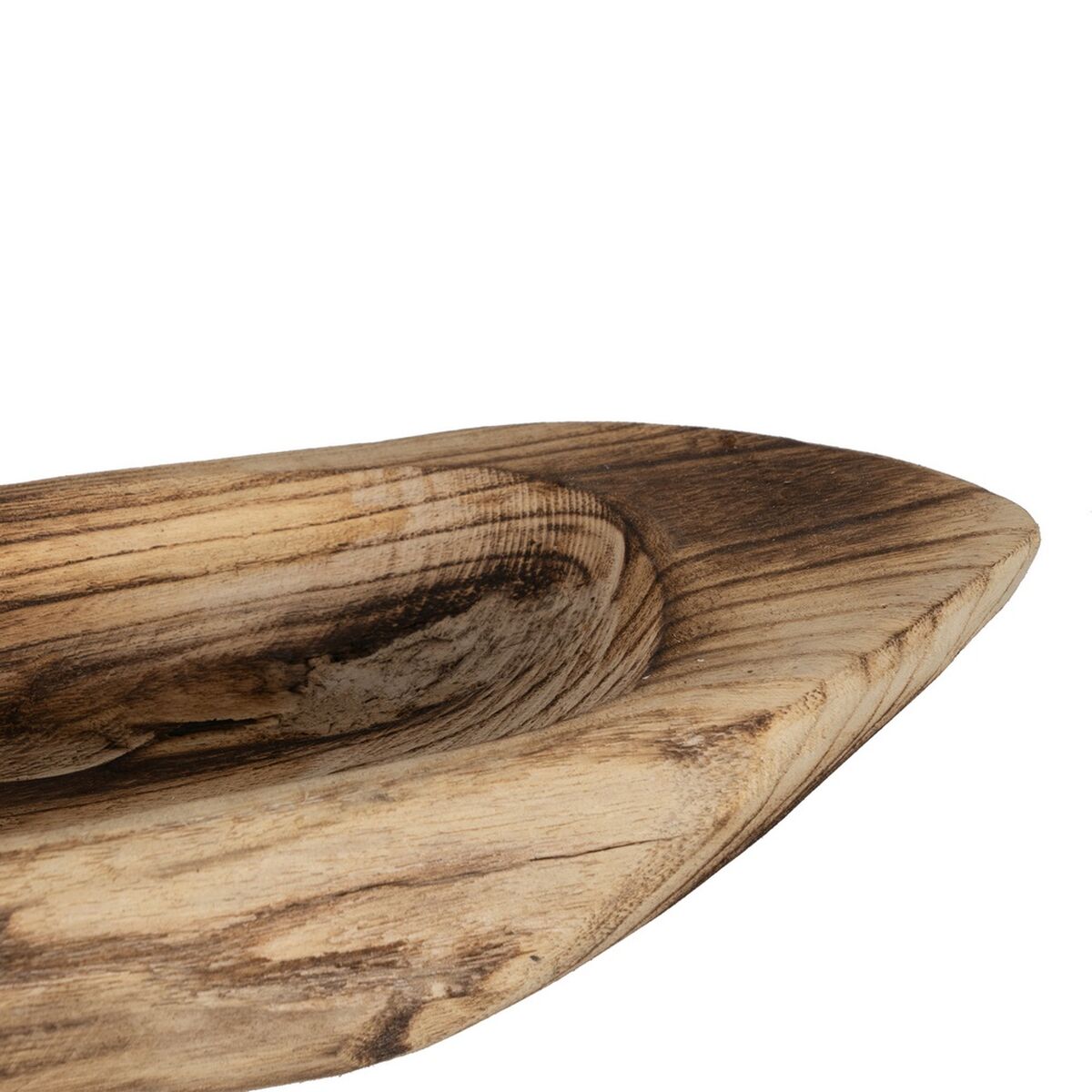 Centro de Mesa Beige Madera de Paulonia 76 x 13 x 26 cm Pez