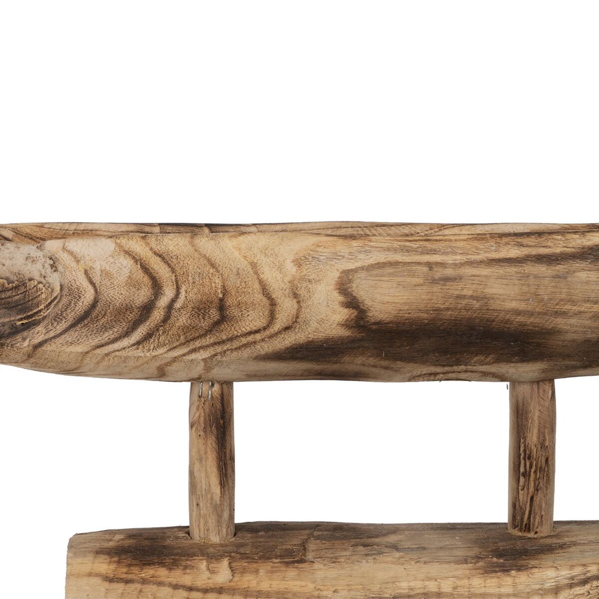 Centro de Mesa Beige Madera de Paulonia 76 x 13 x 26 cm Pez