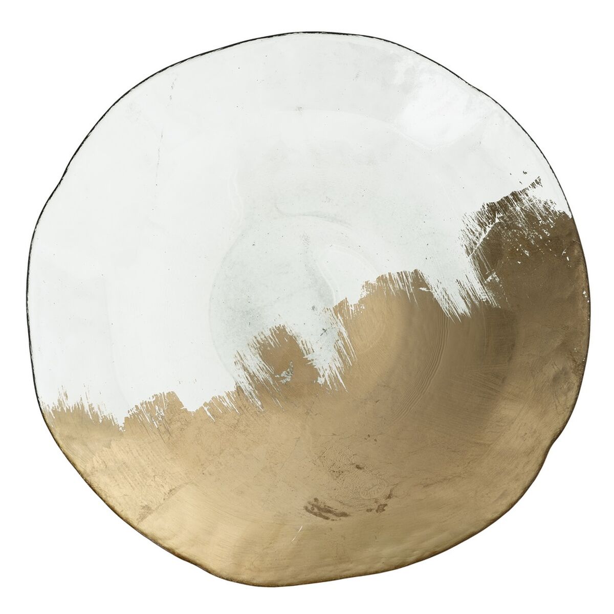 Centro de Mesa Dorado Cristal 29 x 29 x 5 cm