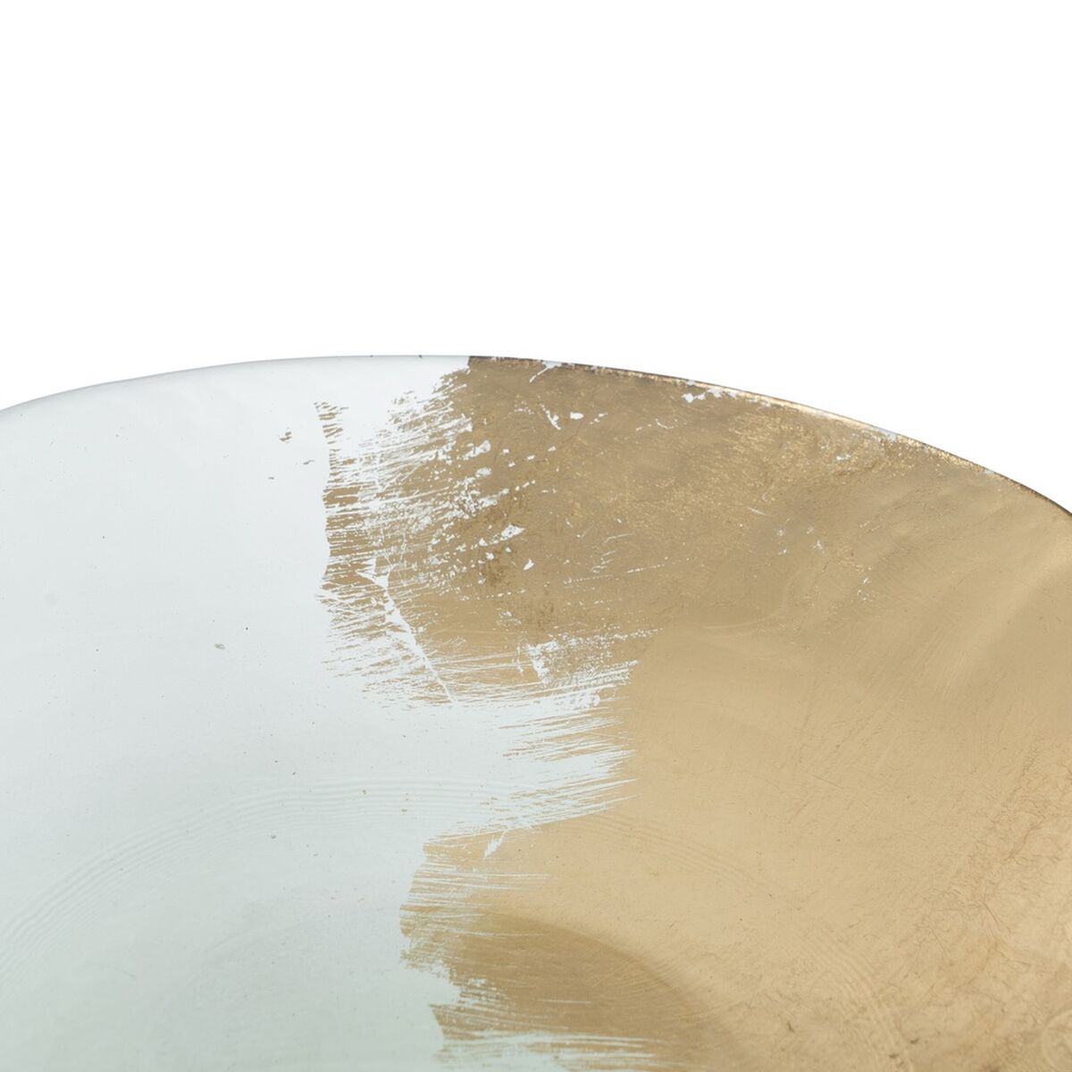 Centro de Mesa Dorado Cristal 29 x 29 x 5 cm