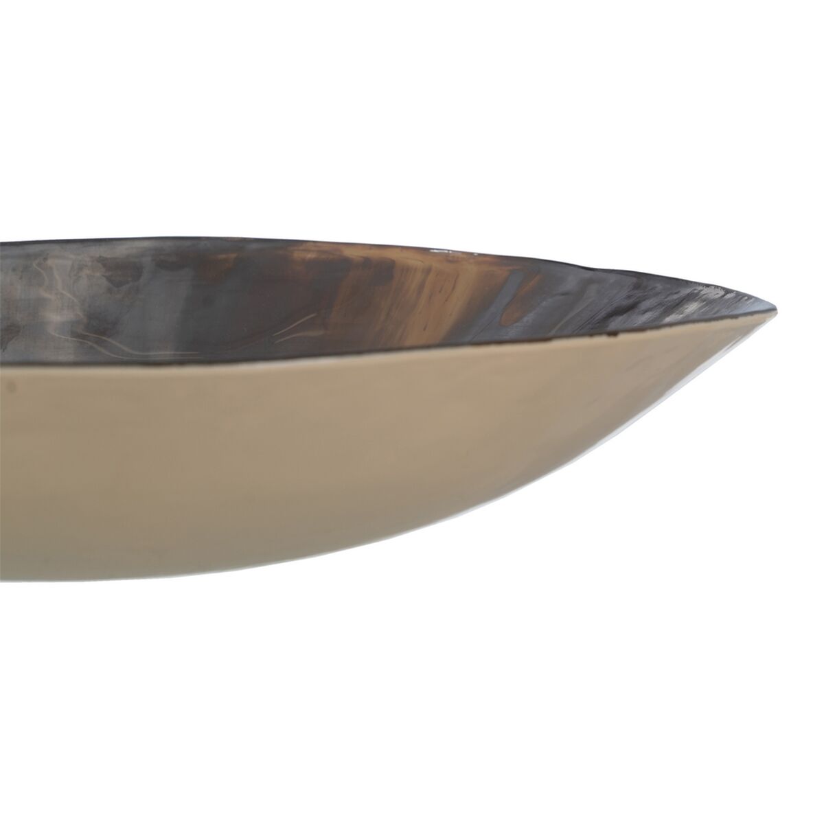 Centro de Mesa Marrón Crema Cristal 29 x 29 x 7 cm