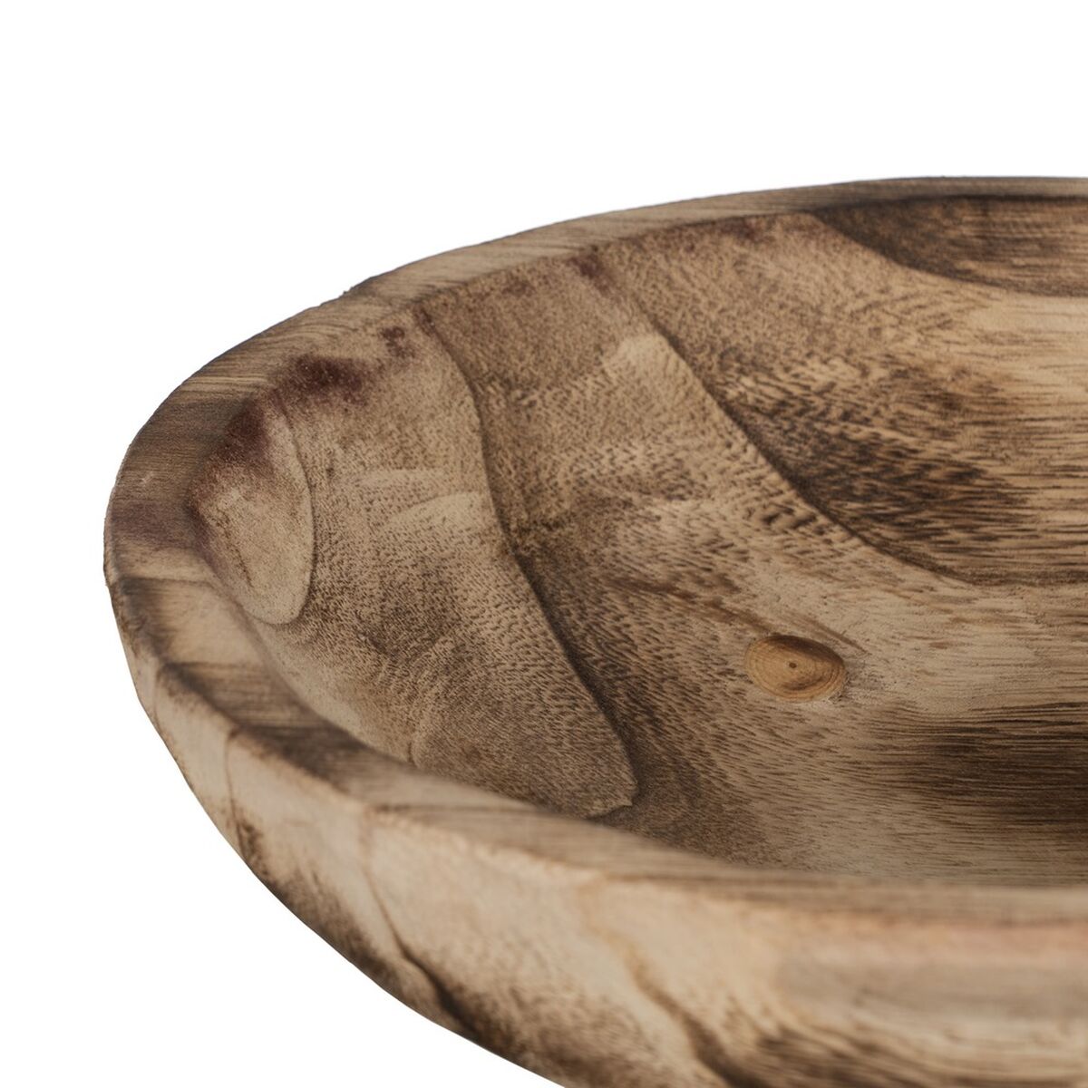 Centro de Mesa Beige Madera 27 x 27 x 16 cm