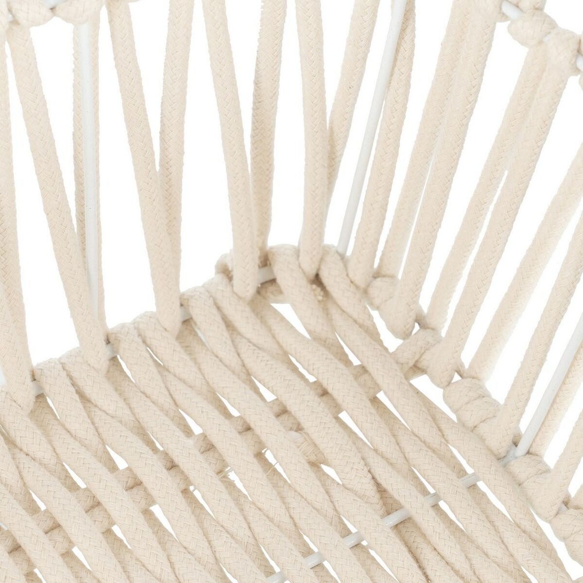 Juego de Cestos Blanco Cuerda 38 x 38 x 32 cm (3 Piezas)