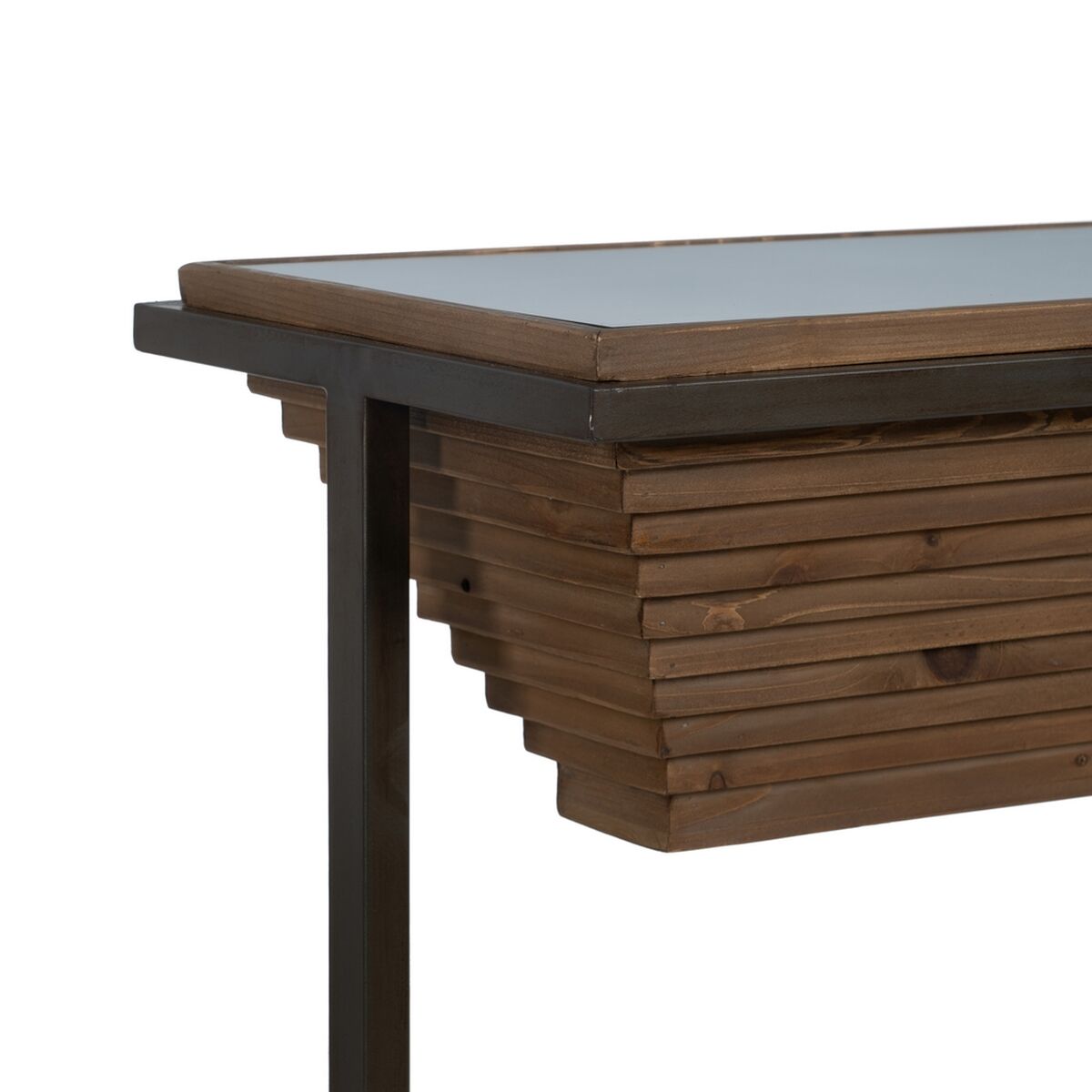 Recibidor Negro Natural 134 x 32 x 83 cm