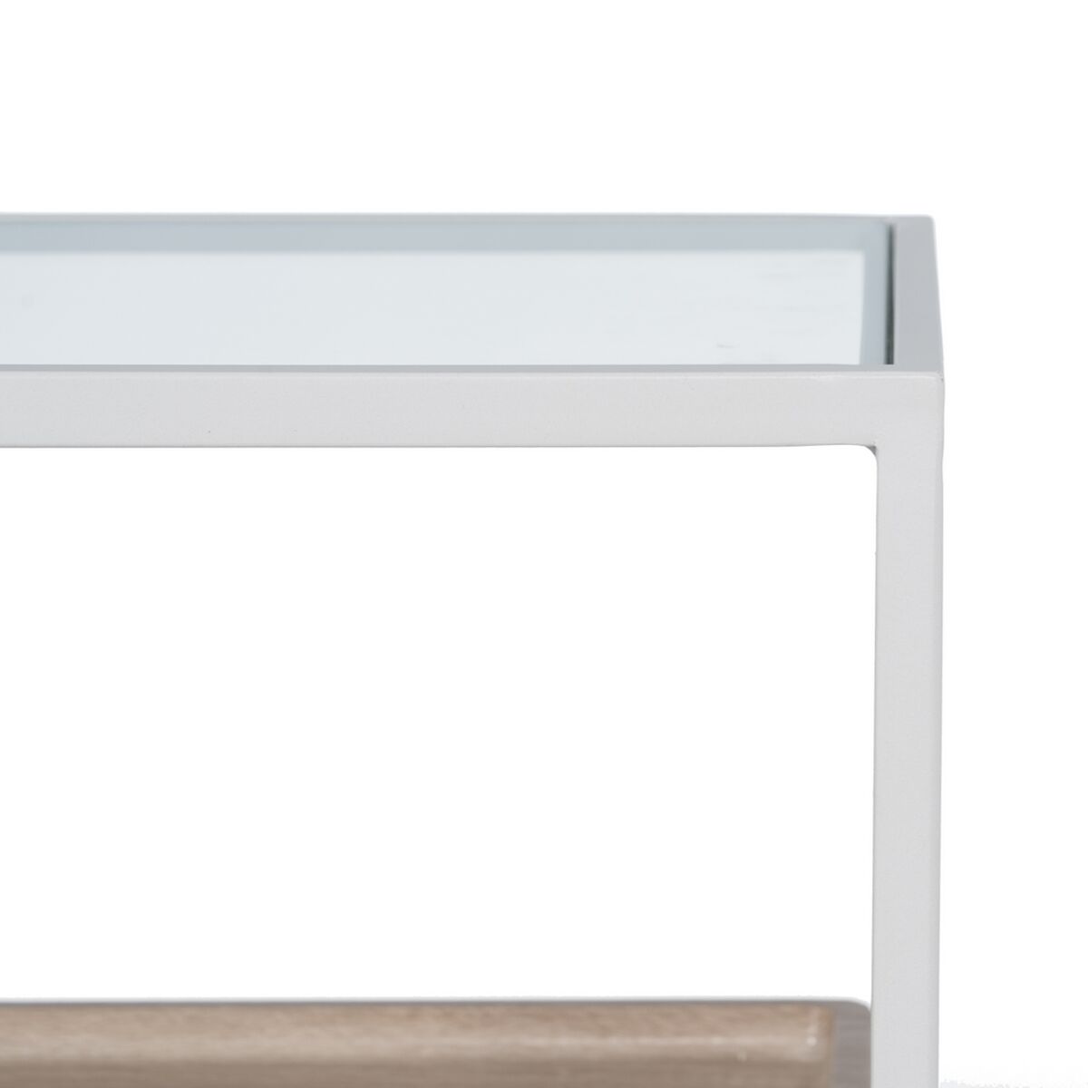 Recibidor Blanco Natural 120 x 30 x 75 cm