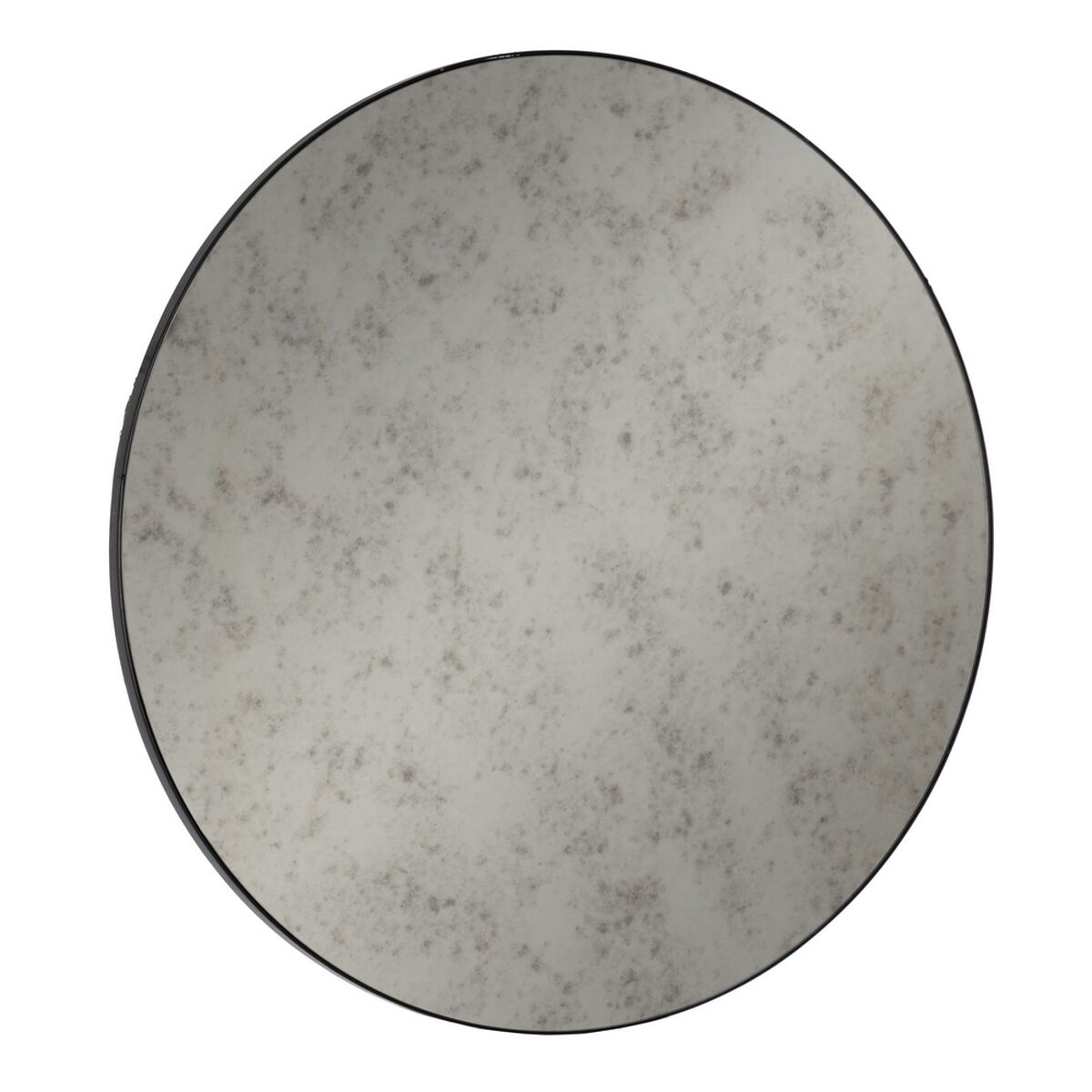 Espejo de pared Negro 90 x 5 x 90 cm 90 x 90 cm