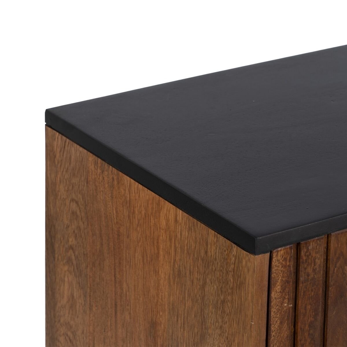 Aparador ABNER Marrón Negro Hierro Madera de mango 160 x 40 x 75 cm