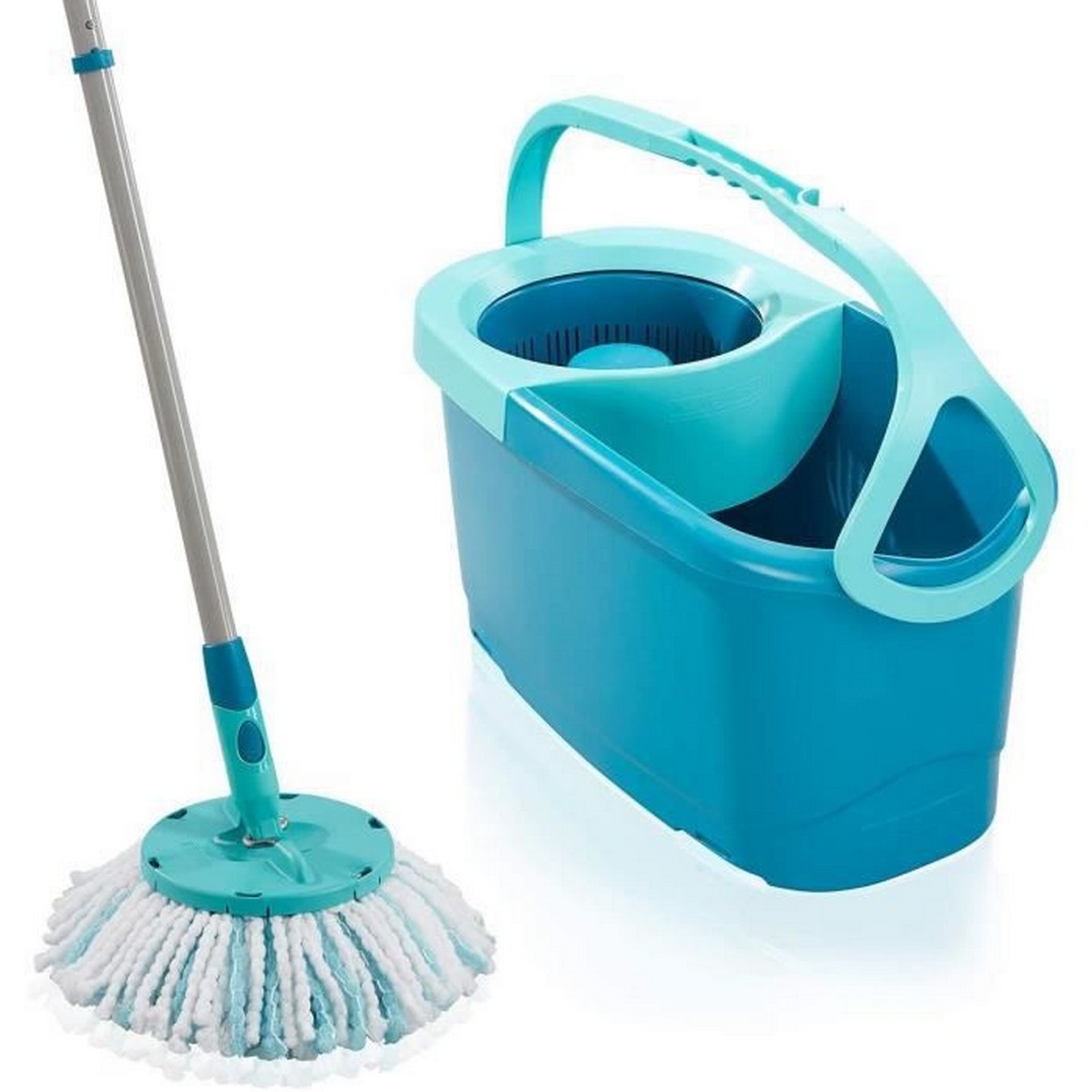 Cubo de Fregar Leifheit Clean Twist Disc Mop Azul Turquesa 2 g