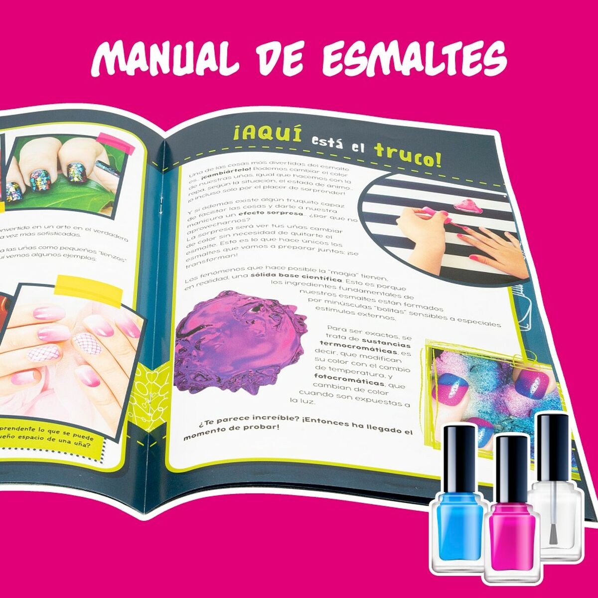 Juego de Ciencia Lisciani Giochi Laboratorio de esmalte ES (6 Unidades)