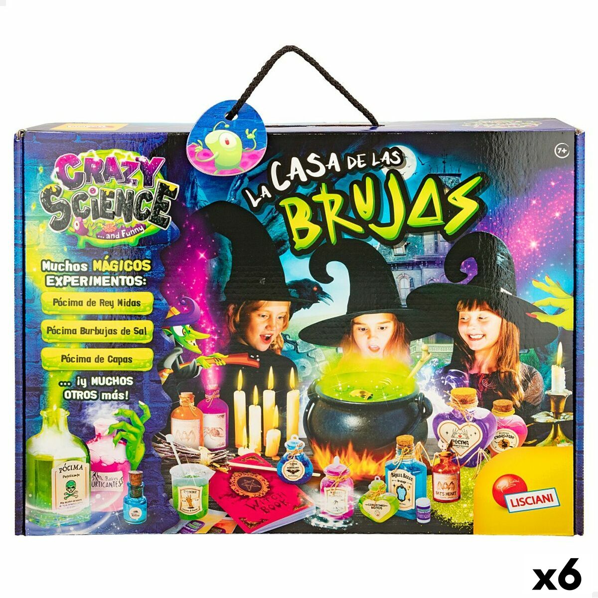 Juego de Ciencia Lisciani Giochi La casa de las brujas ES (6 Unidades)