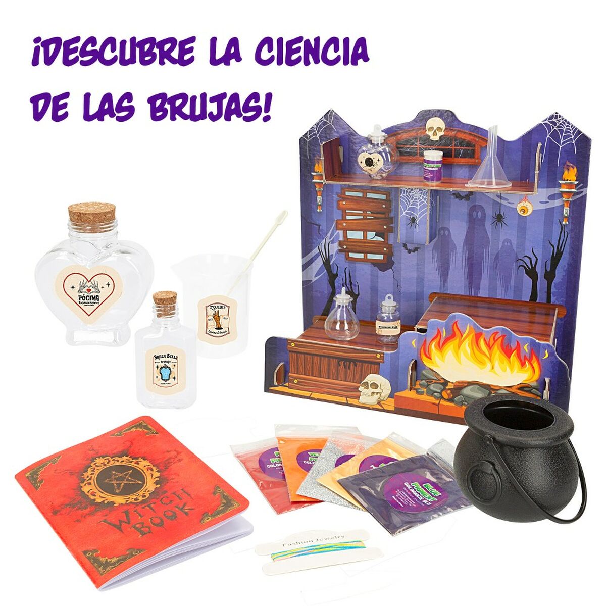 Juego de Ciencia Lisciani Giochi La casa de las brujas ES (6 Unidades)