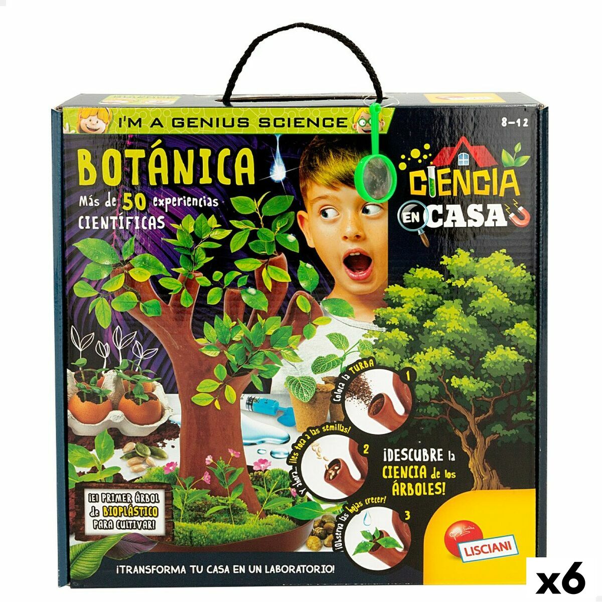 Juego de Ciencia Lisciani Giochi Botánica ES (6 Unidades)