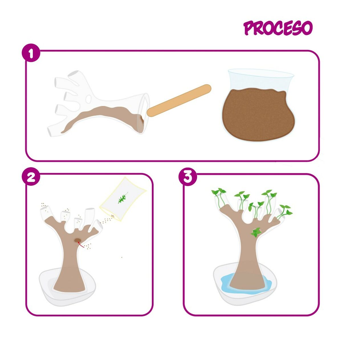 Juego de Ciencia Lisciani Giochi Botánica ES (6 Unidades)