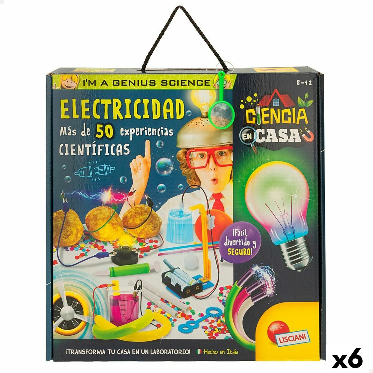 Juego de Ciencia Lisciani Giochi Electricidad ES (6 Unidades)