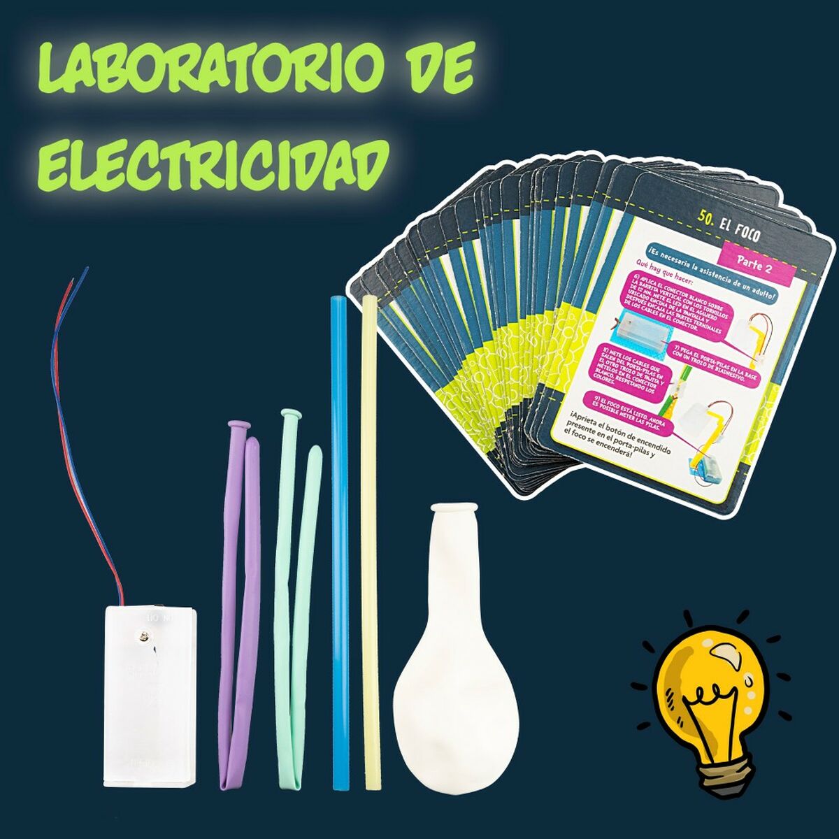 Juego de Ciencia Lisciani Giochi Electricidad ES (6 Unidades)