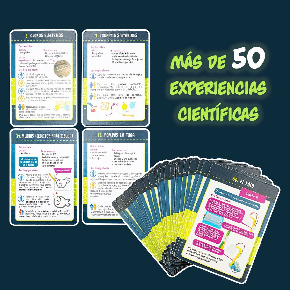 Juego de Ciencia Lisciani Giochi Electricidad ES (6 Unidades)