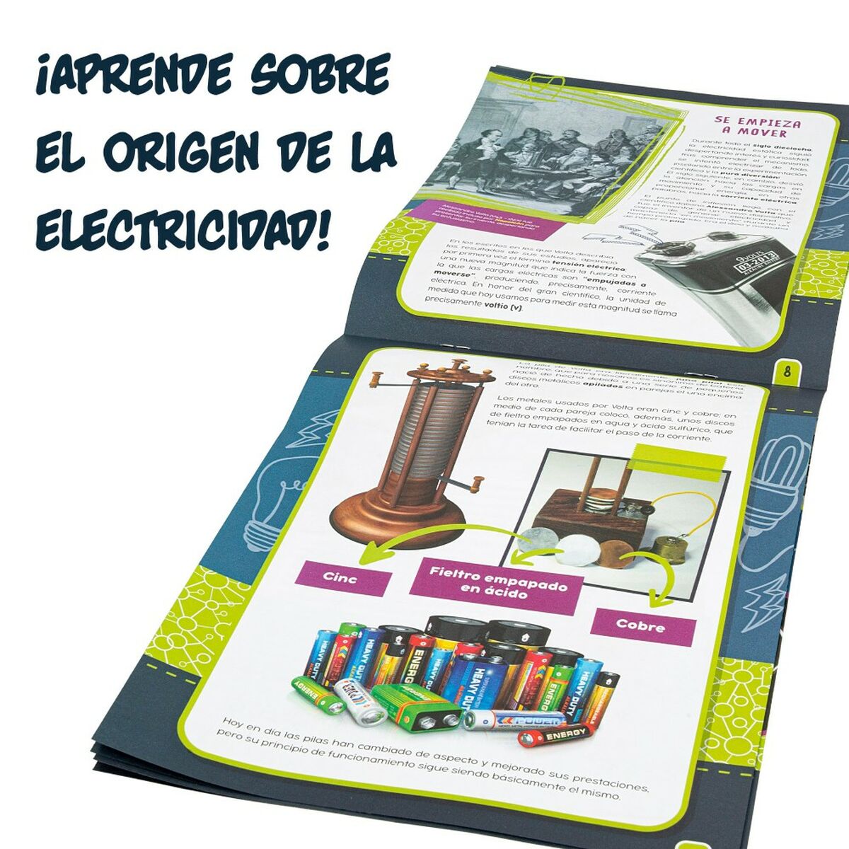 Juego de Ciencia Lisciani Giochi Electricidad ES (6 Unidades)